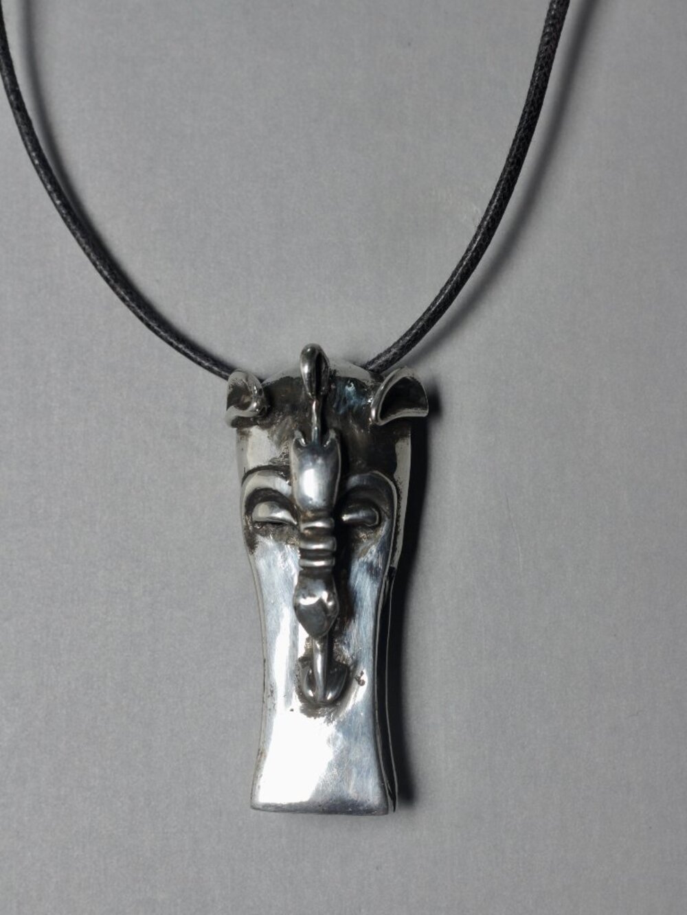 Jessica Felix Designs Unique Silver Mask Pendant